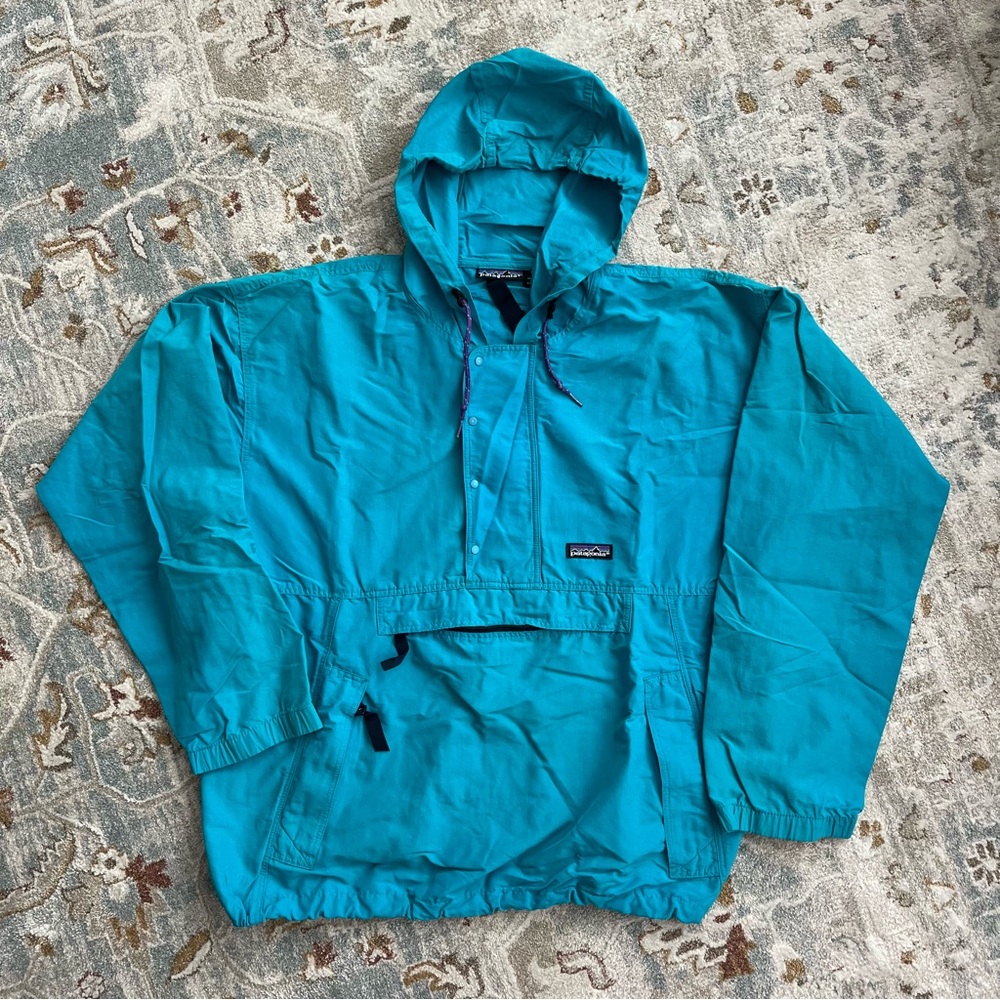 Patagonia Men's Teal Windbreaker Jacket